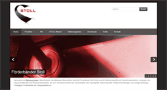 Desktop Screenshot of gummi-stoll.de