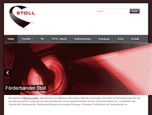 Tablet Screenshot of gummi-stoll.de